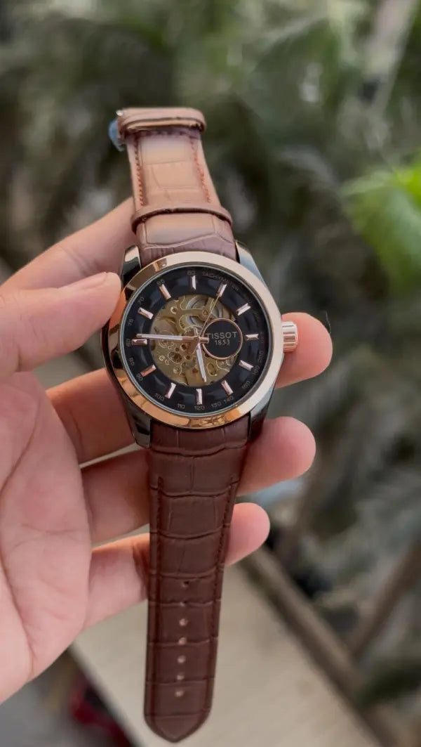 Tisot leather automatic 1853