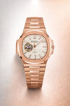 Seiko Nautiko Rose Gold White Open Heart