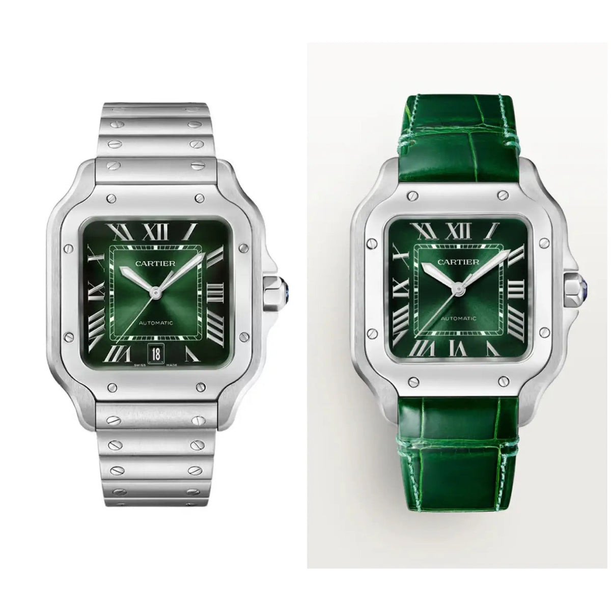 Cartier Santos Premium Automatic Dual Strap