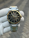 Tomm_y Hilfiger Chain Automatic Two Tone Black