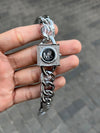 Michael kor s Chain Lock Women s Silver Black