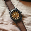 FOSSI.L EVERETT LEATHER AUTOMATIC