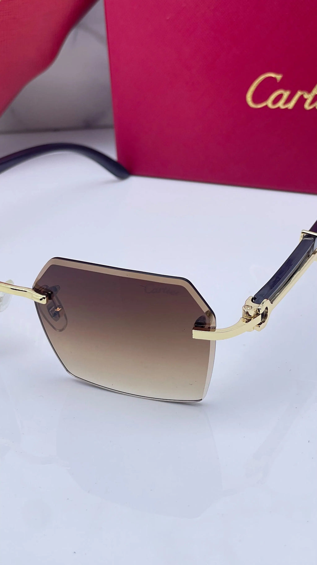 Cartier 7392 gold brown 