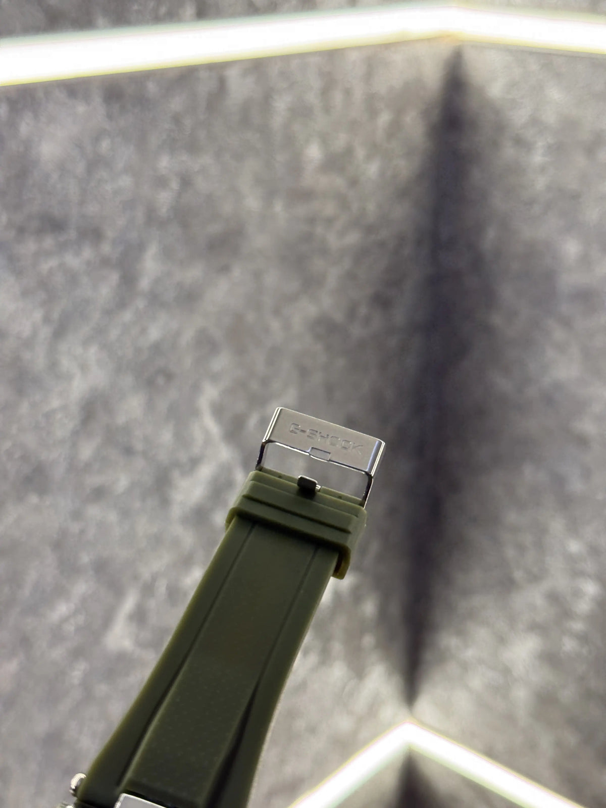 Casio Gshock Green Silver Digital Analog 113