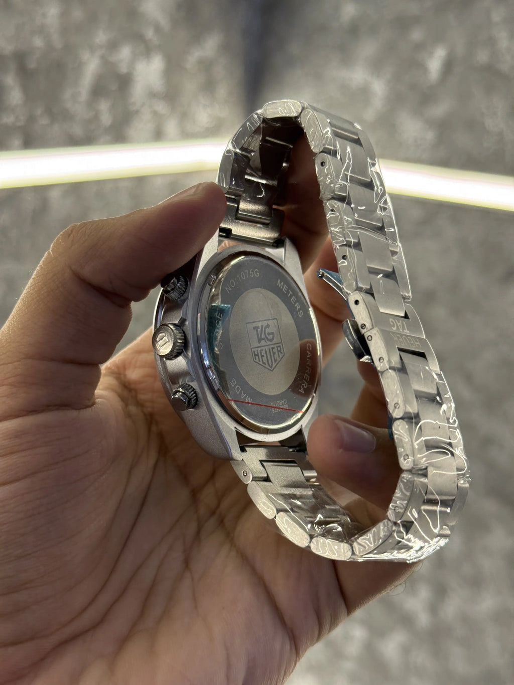 Tag cr7 grey black all chronograph working 116