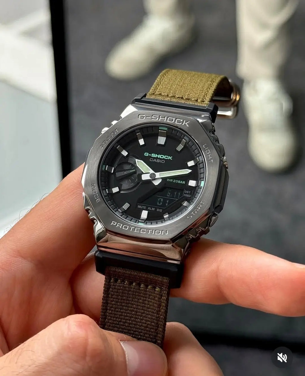 Gshock GM2100CB-3A Velvet Strap