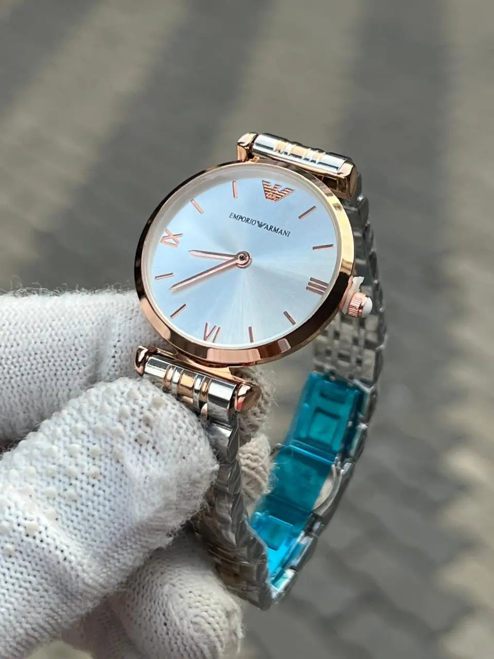 Emporio Armani Two Tone White