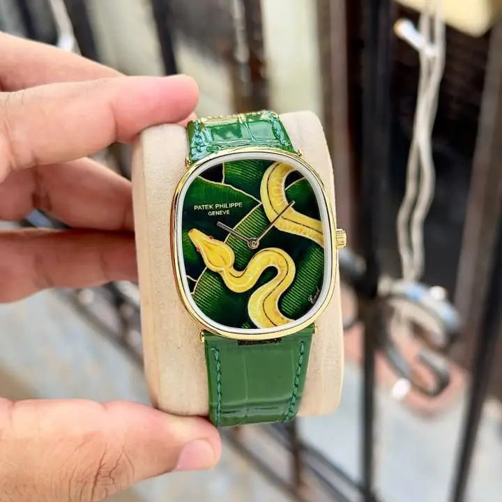 Patek Philippe Golden Ellipse “Burmese Albino Python”
