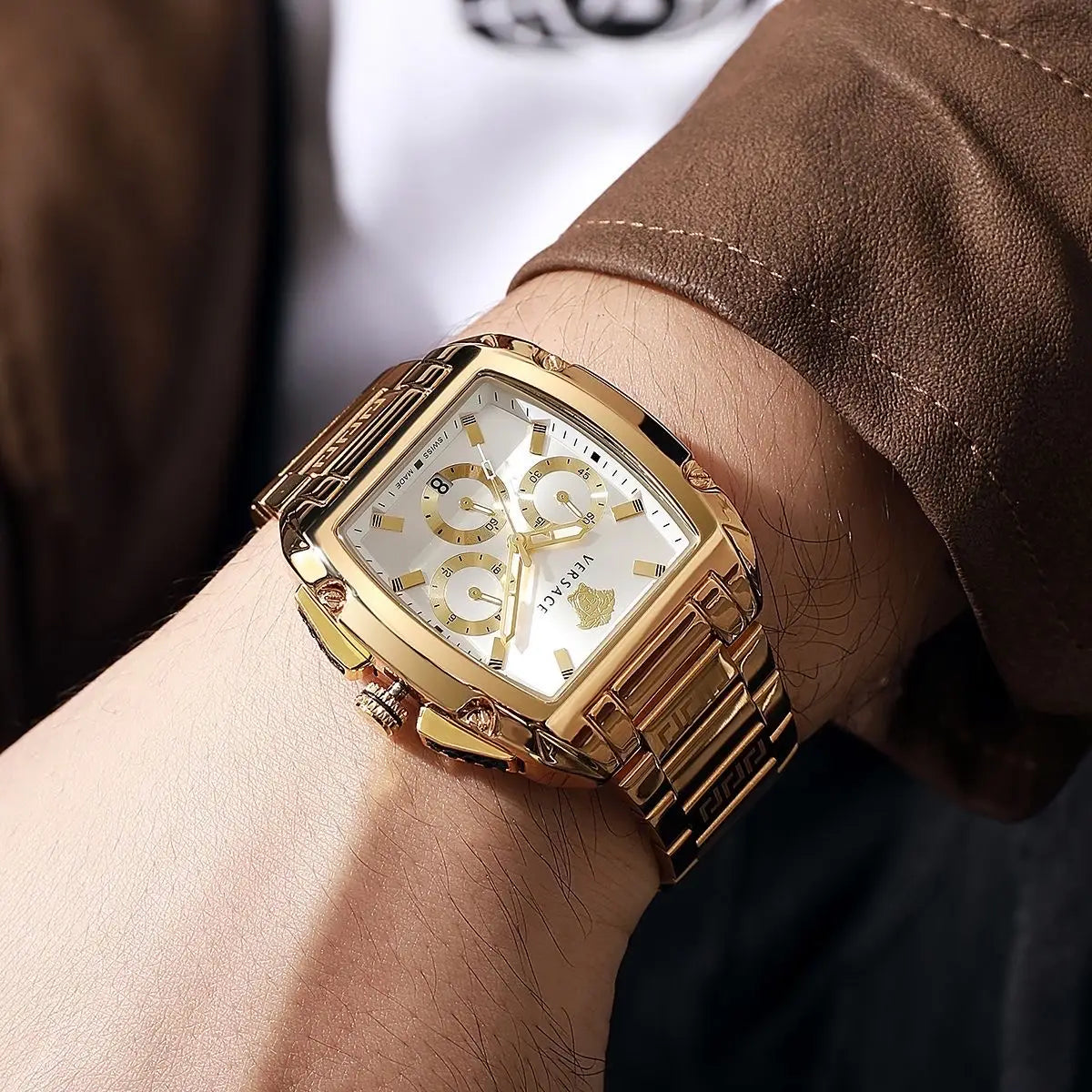 Versac_e Greca Logo Chrono 200