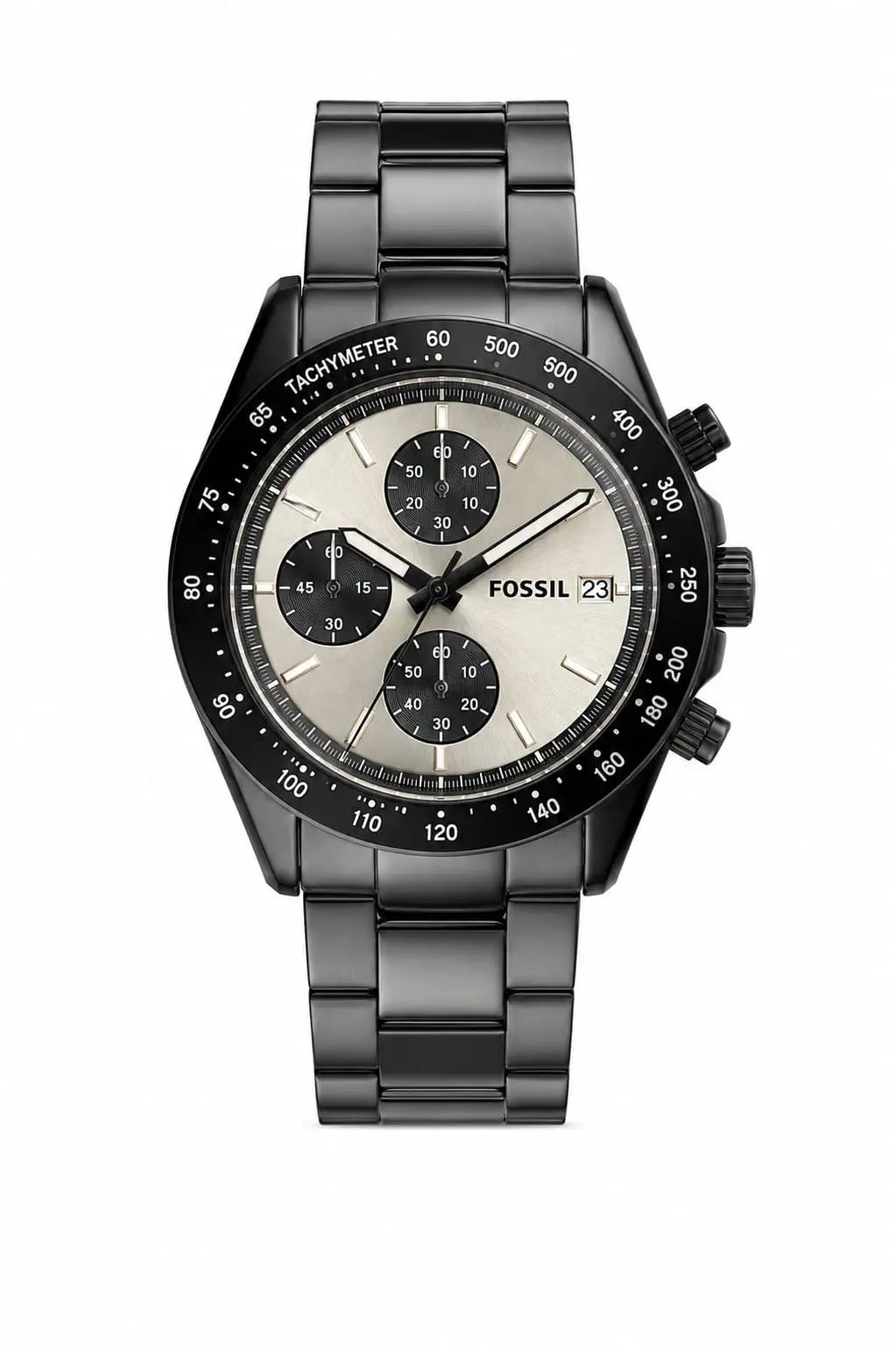 Fossi_l Black Chronograph Watch 202
