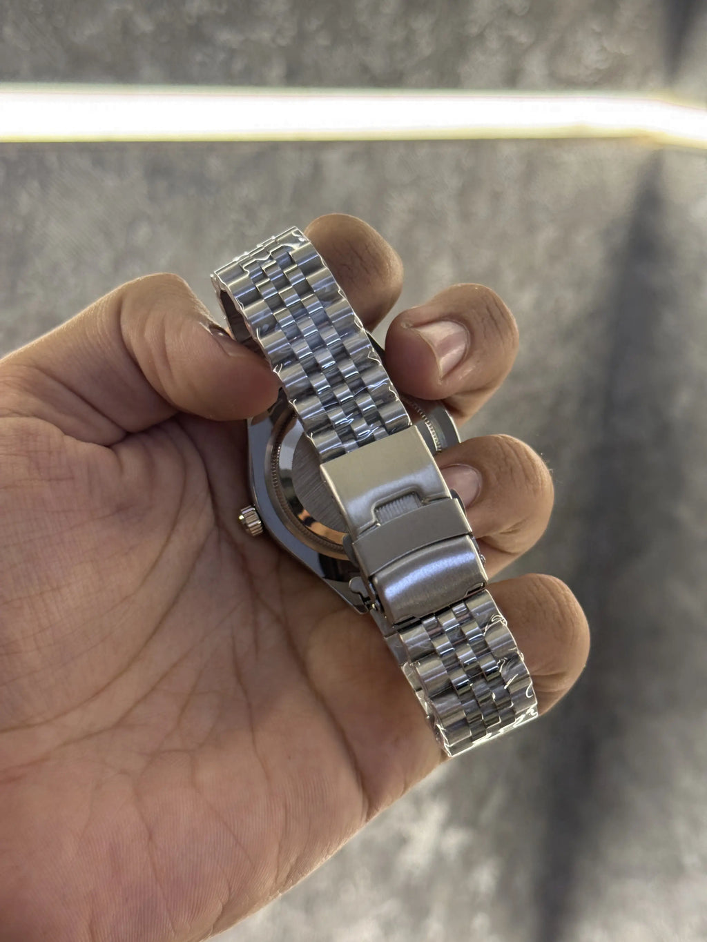 Seiko mod date just Blue