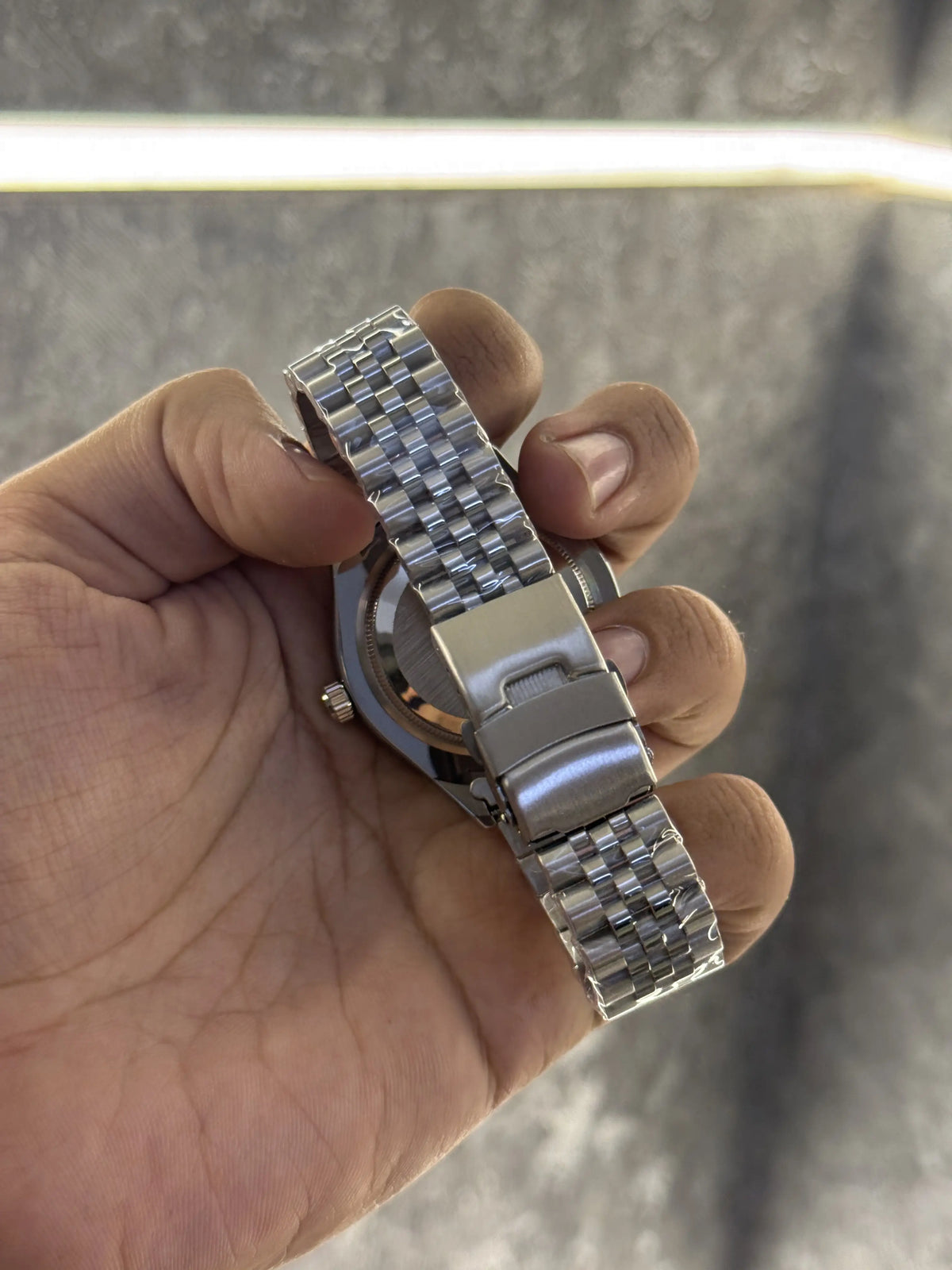 Seiko mod date just Blue