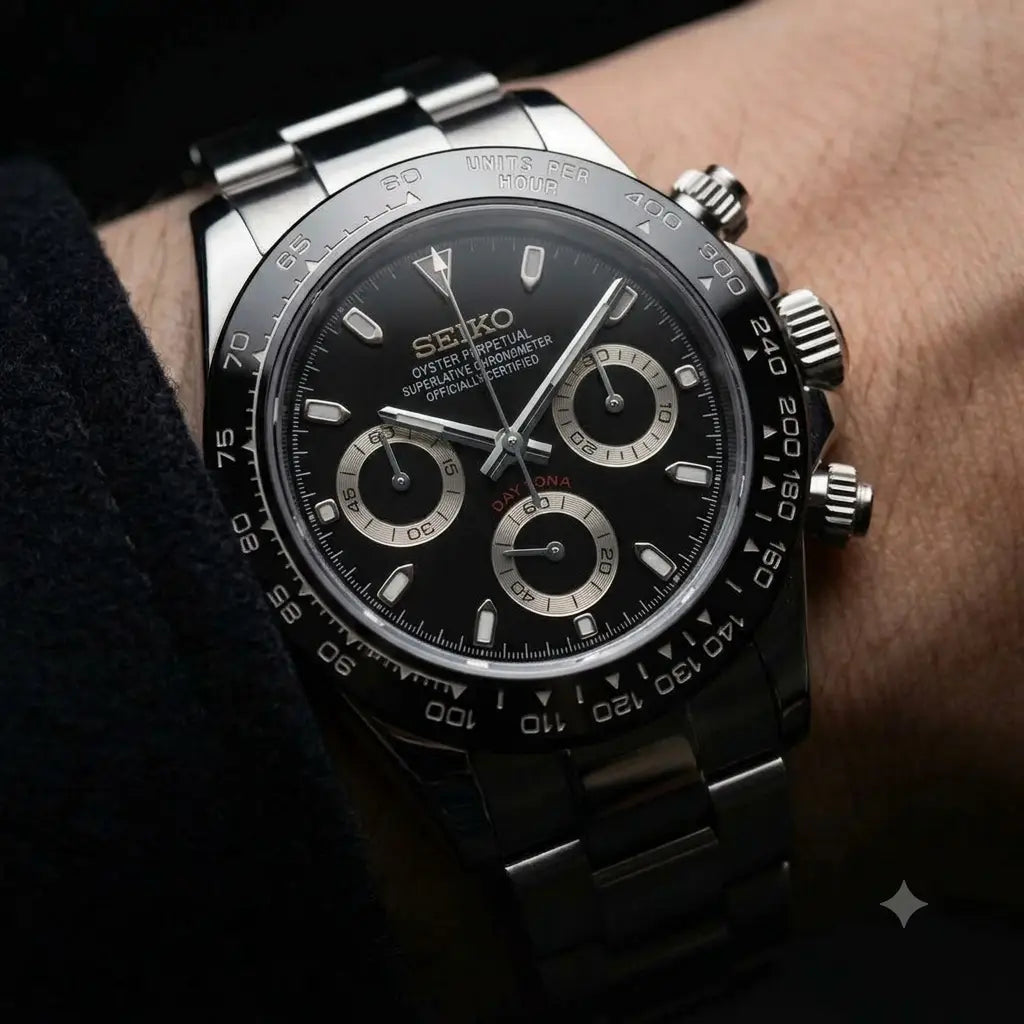 Seiko Daytona Black Dial