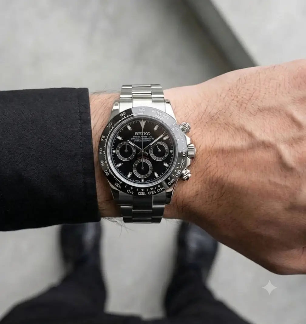 Seiko Daytona Black Dial