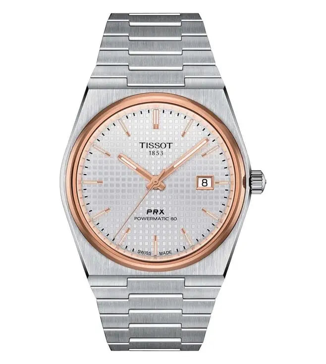 Tissot PRX PowerMatic 80 Rosegold Bazel