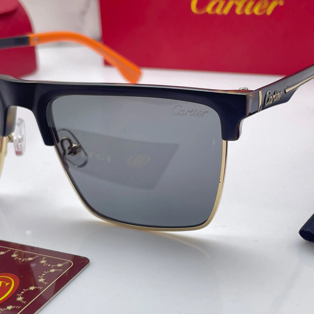 Cartier 18322 Black Gold Orange 