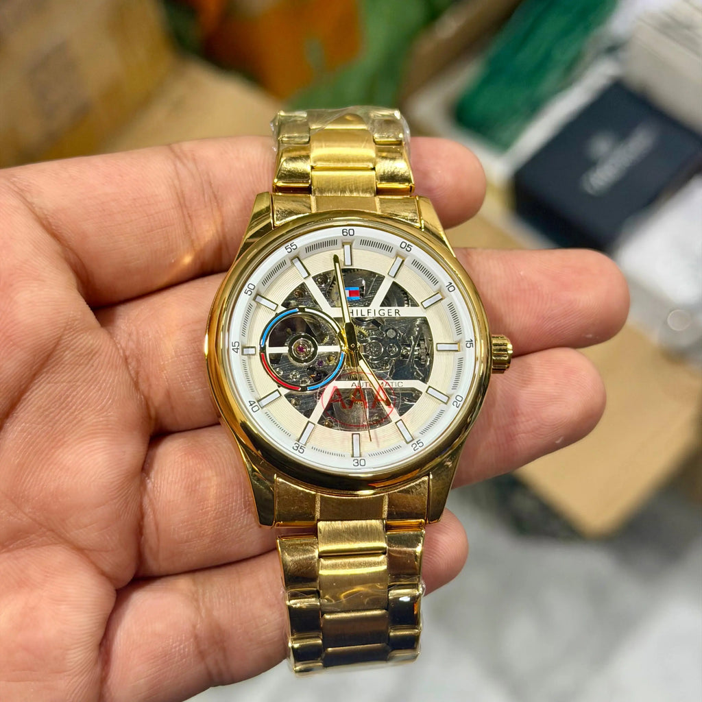 Tomm_y Hilfige_r Automatic Metal Gold 210