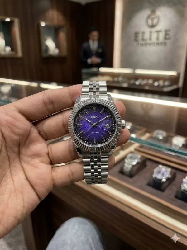 SEIKO DATE JUST SHADED PR 1074