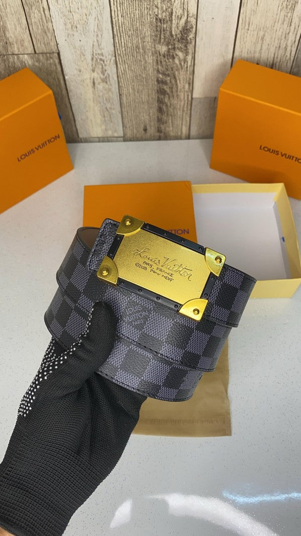 LOUIS_VUITTON PREMIUM BELT WID OG BOX 169