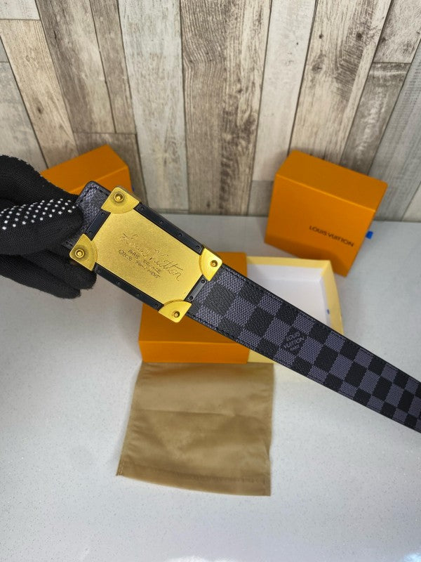 LOUIS_VUITTON PREMIUM BELT WID OG BOX 169