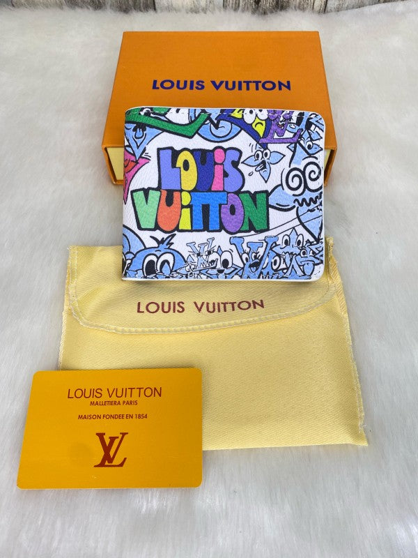 Loui_s Vuitton multi colour premium wallet wid og box dust bag 375