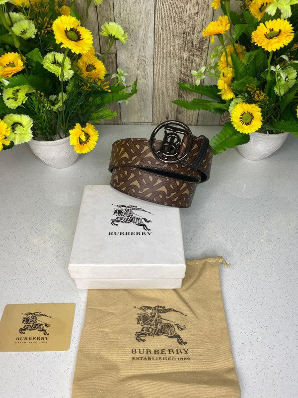 BURBER_Y REVERSE BELT WID OG BOX DUST BAG CARD