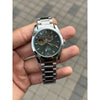 Omeg a Speed master Automatic Silver Green