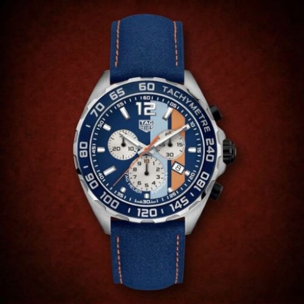 Authentic Grade Tag Huer Formula 1 Chronograph GULf Special Edition Box Pack
