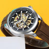 Tommmy Hilfige_r Automatic Silicon Brown-Silver-Black