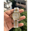 CITIZE DUAL TONE WHITE DIAL