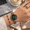 CALVIN KLINE_LADIES_BROWN-GREEN