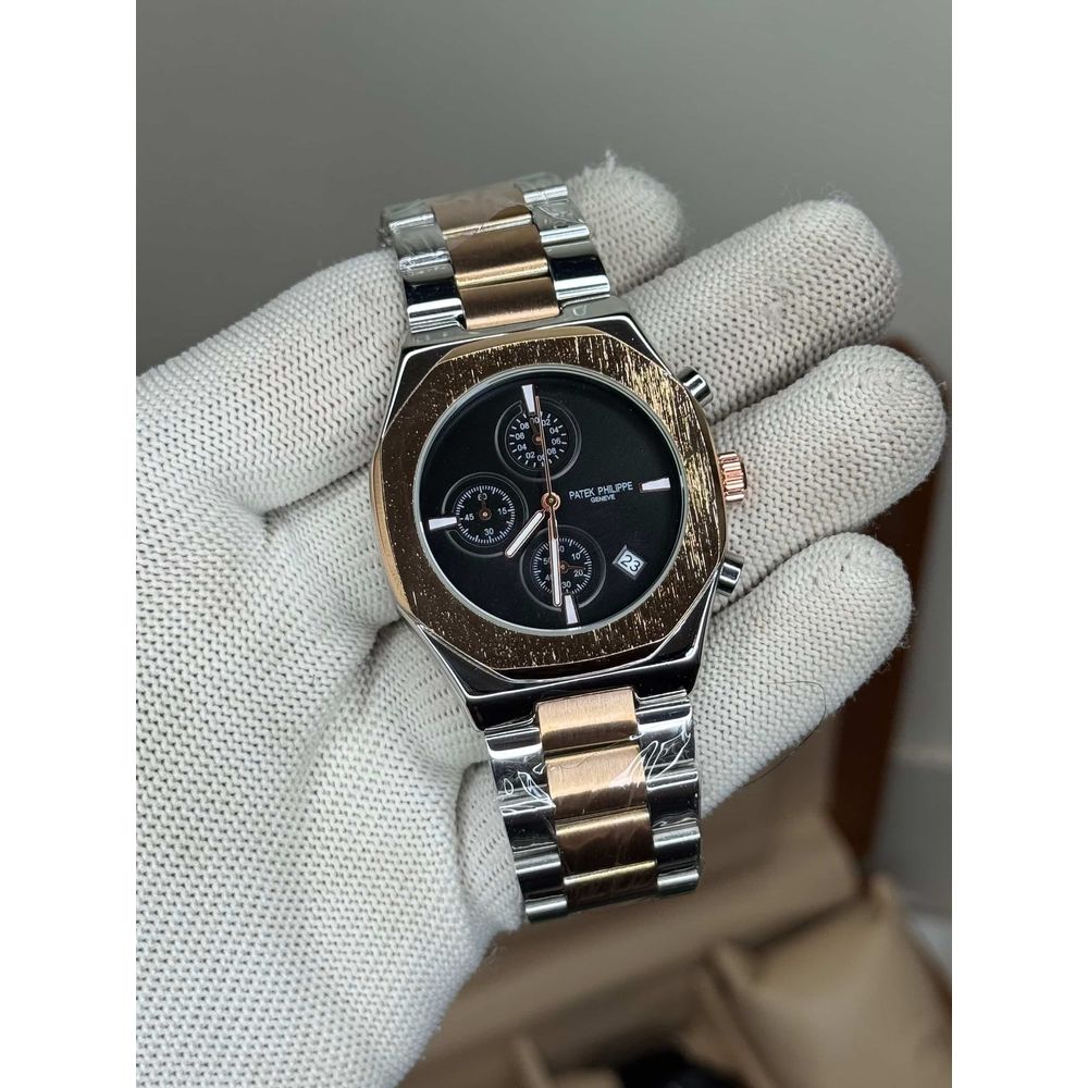 Patek  Philippe Dual Black Chronograph Premium Watch