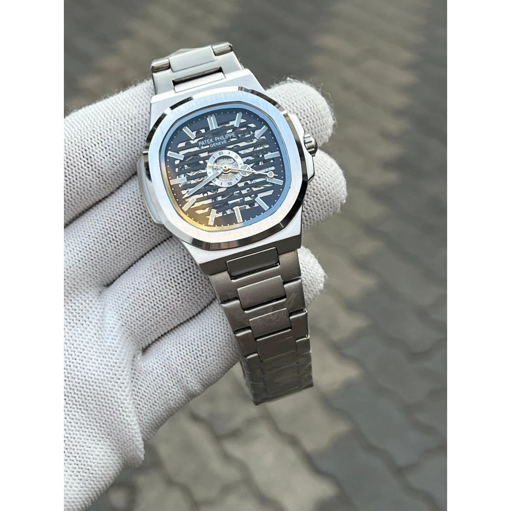 Patek Phillip Silver Black