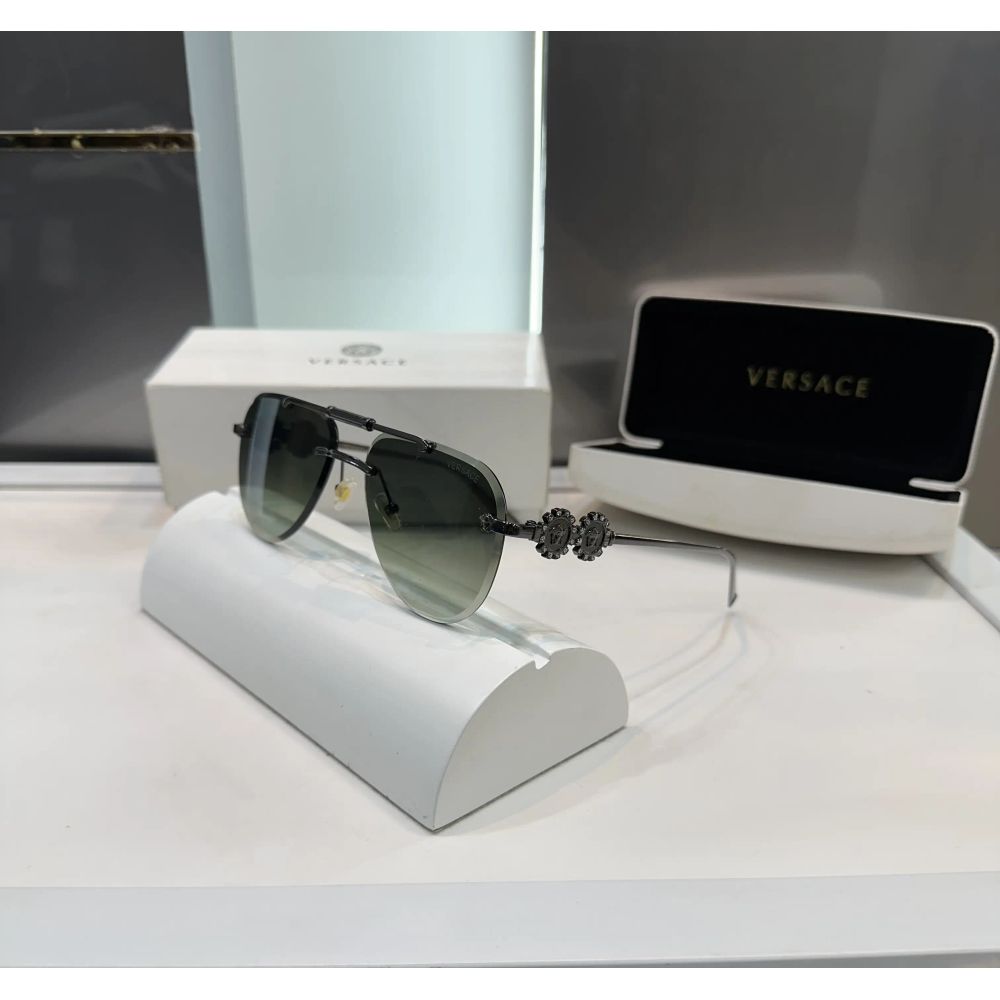 Versac e Gunmetal Green Premium Shades 3096