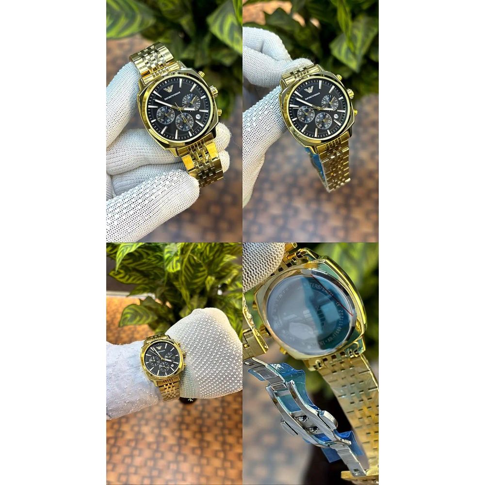 Emporio Armani Antonio Chronograph Gold