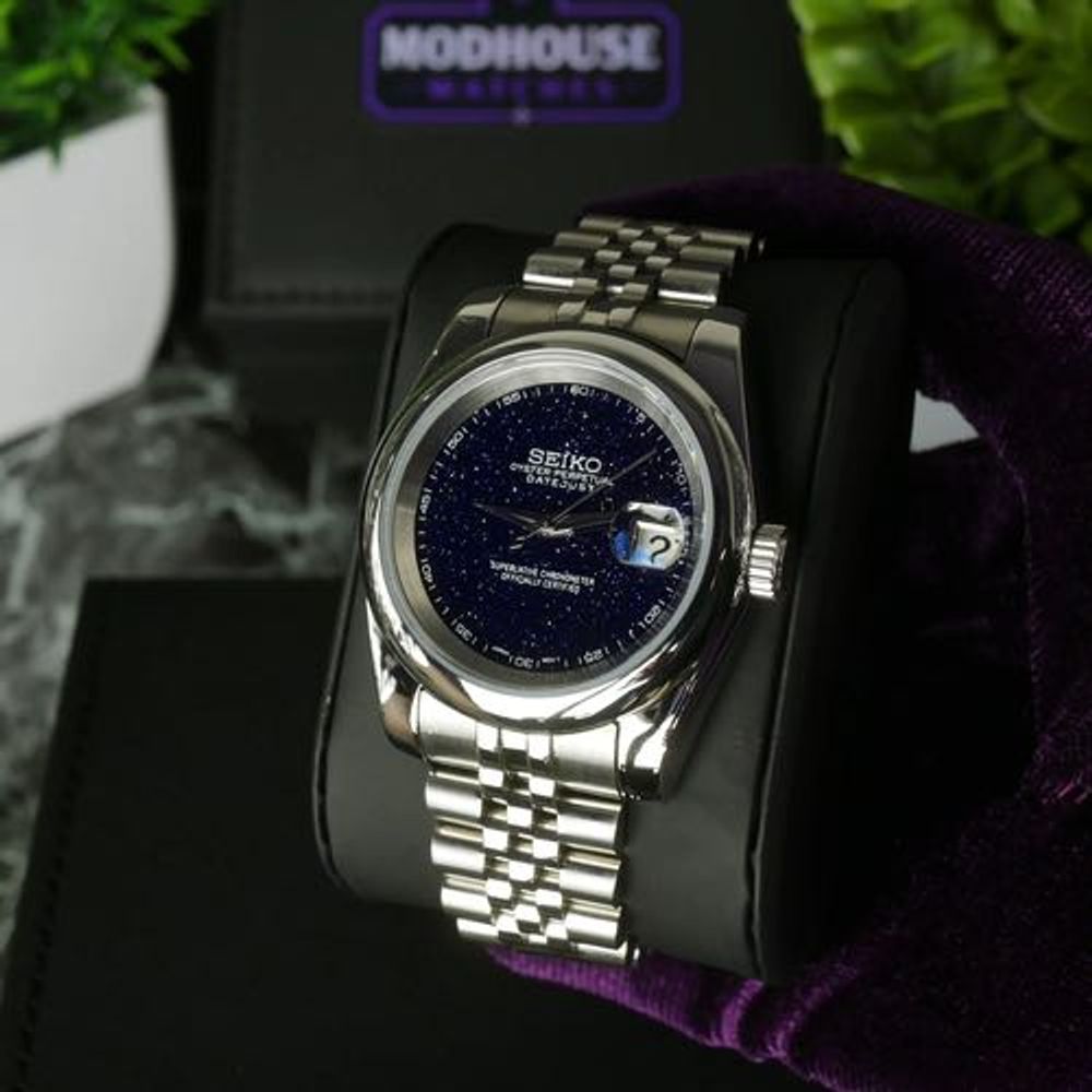 Seiko Galaxy blue dial