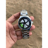Fosil Spinner silver green