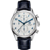TAG Heueer Carrera Calibre 1887 Automatic Chronograph blue and white
