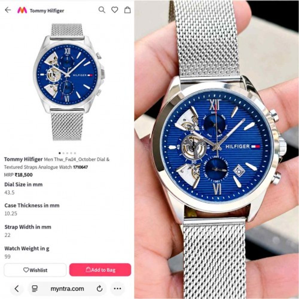 Tommy Hilfigar Bakers silver Blue F282