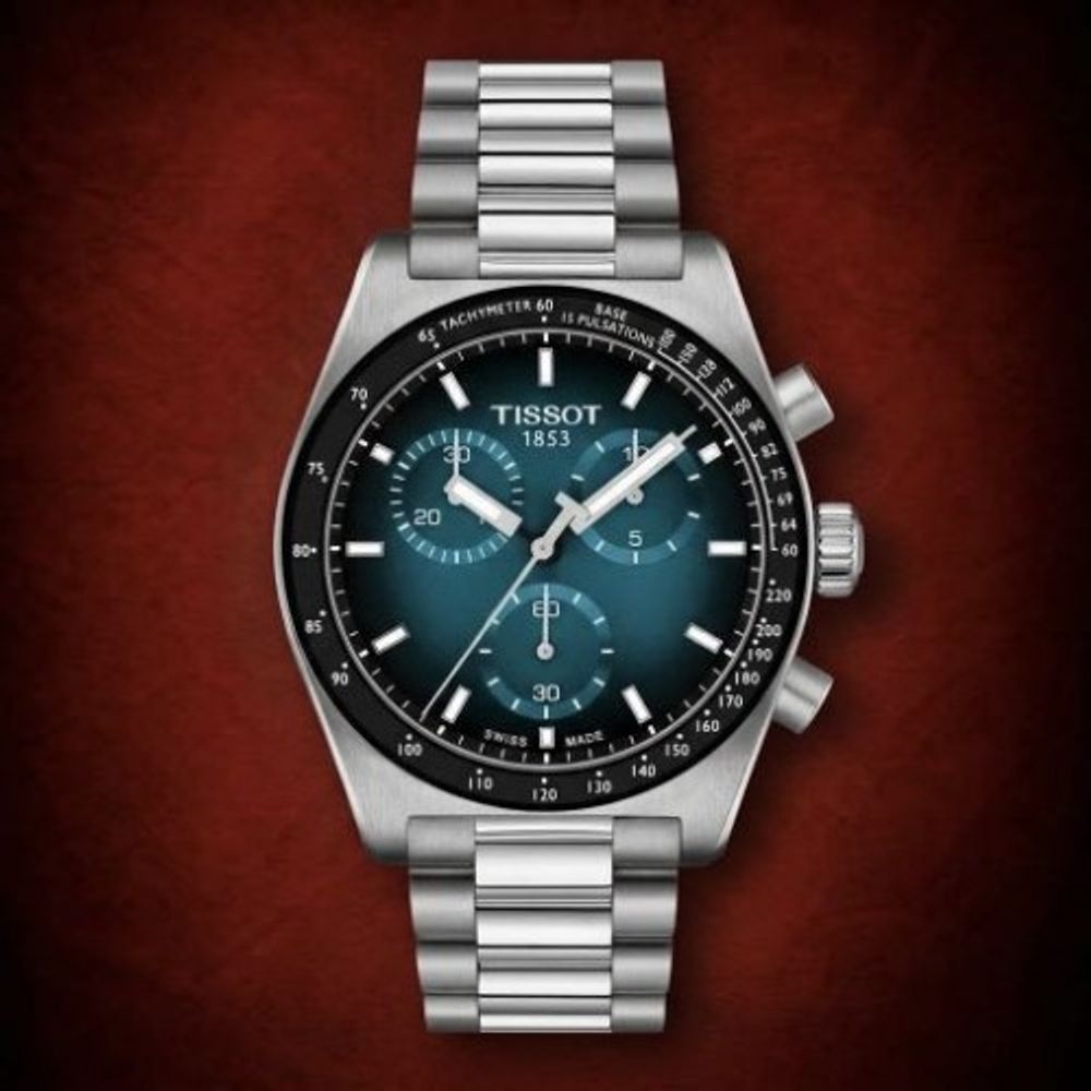 Authentic Grade Tisot PR5016 Stainless Steel Swiss Quartz Chronograph