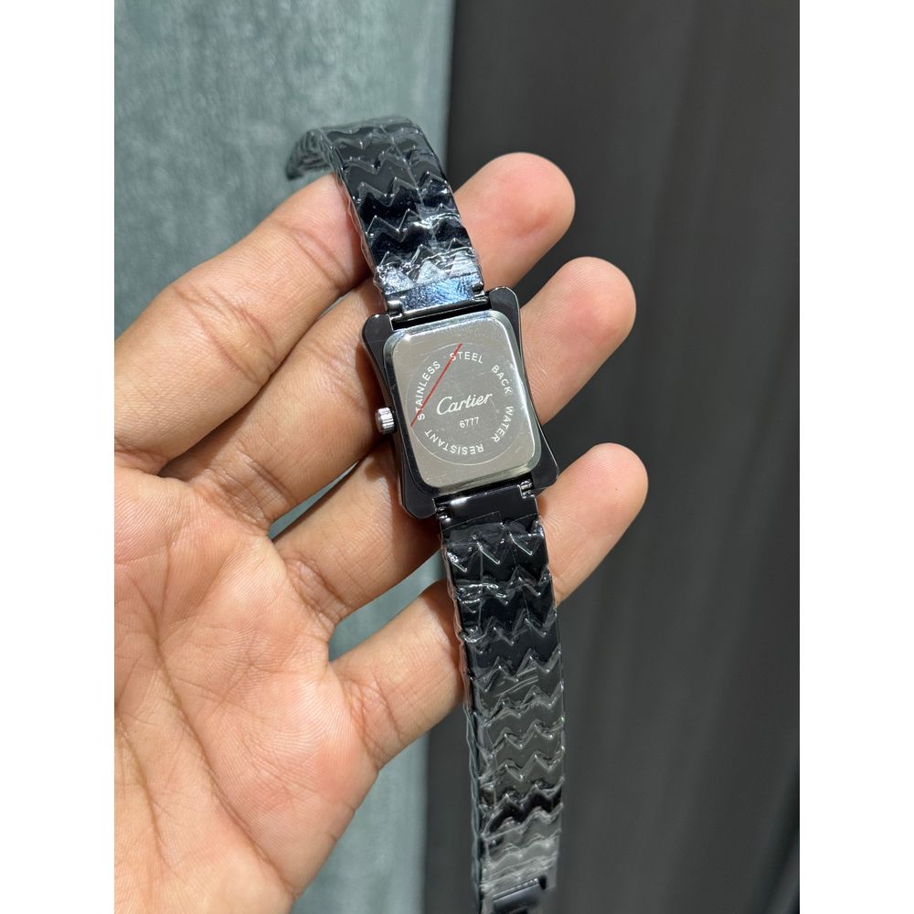 Cartier All Black Designer Premium Watch