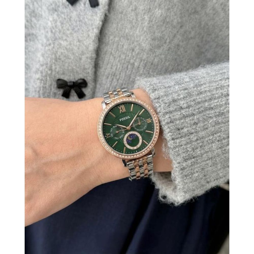 Fossii_l Es3121 Jacqueline Sun Moon Two-Tone-Copper-Green