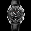 Omega SpeedMaster Moonphase Black Leather Automatic