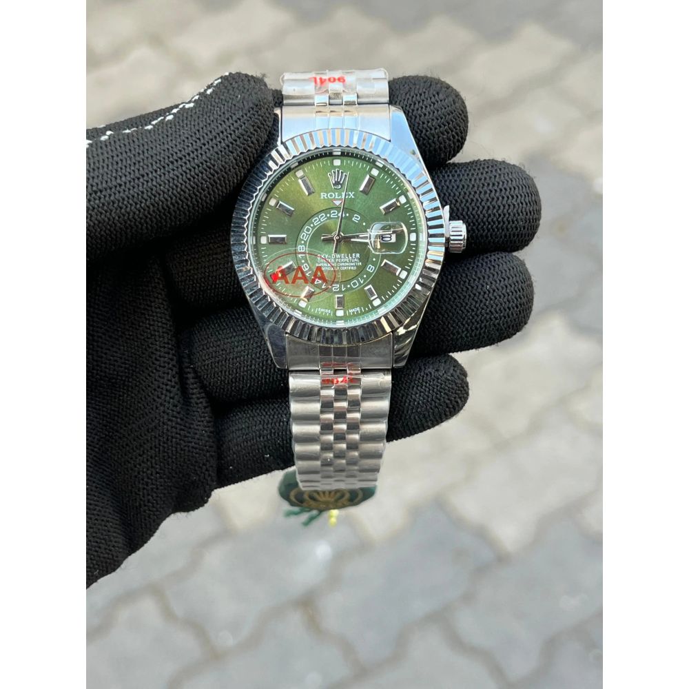 Rolex Sky Dweller Silver Green
