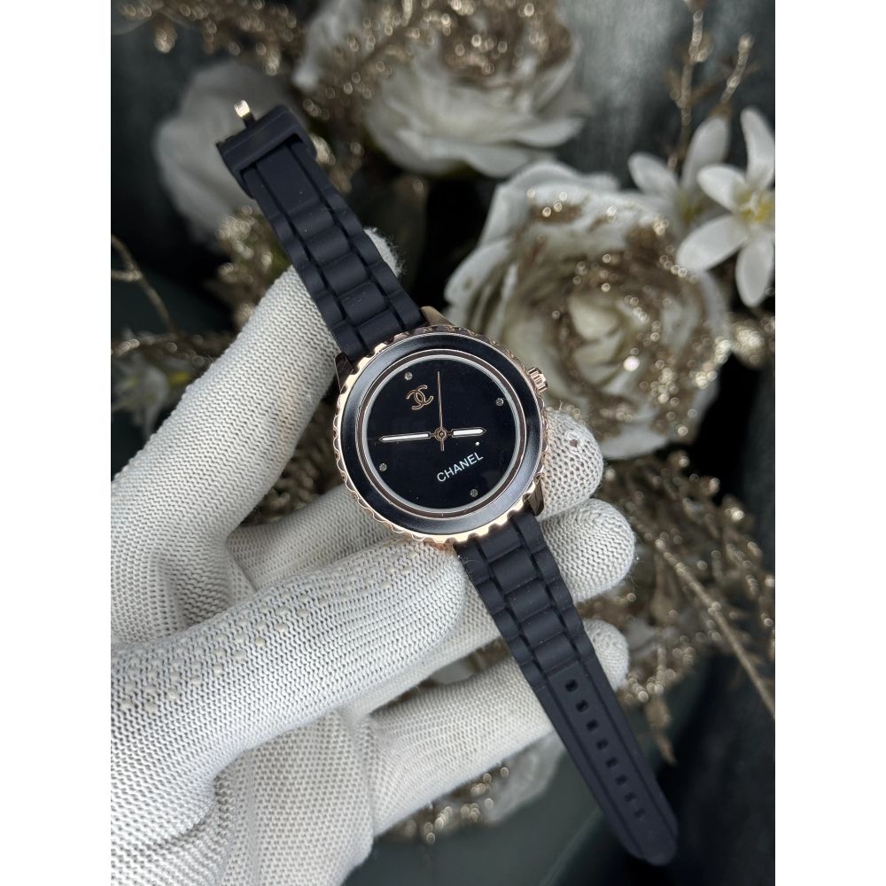 Chanel Paris Copper Black Premium Ladies Watch