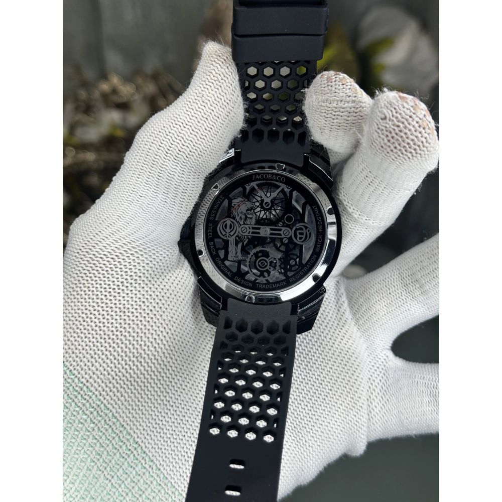 Jacob&Co. Sher E Punjab All Black Premium Quartz Watch