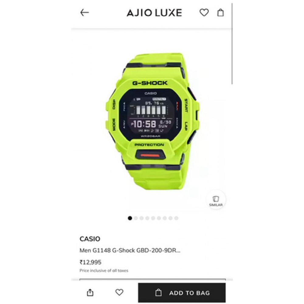 Casio G shock GBD -200