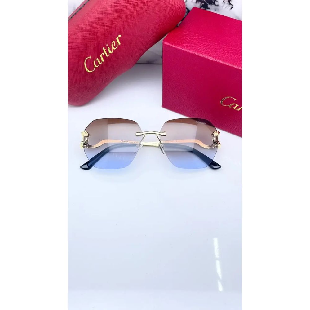 Cartier 8822 gold brown blue