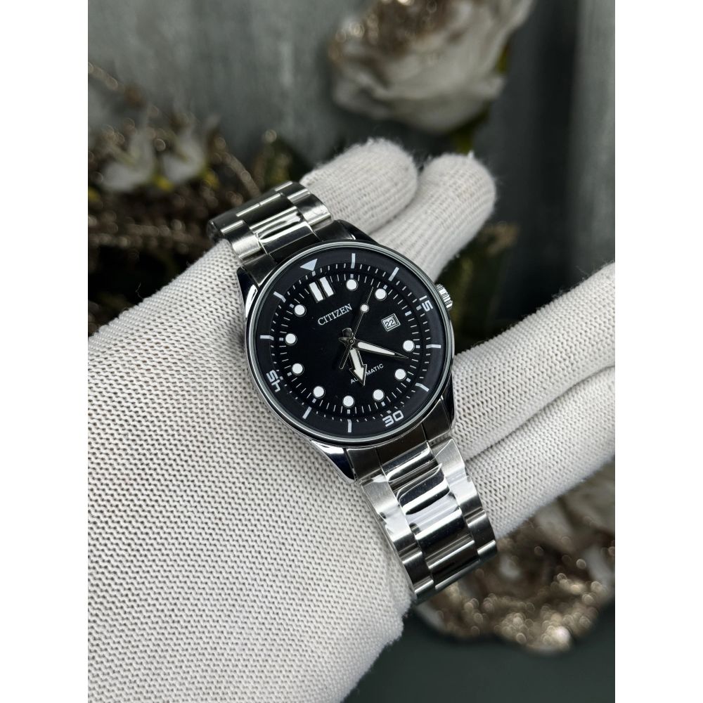 Citizen NJ0191 Silver Black Premium Quartz Watch