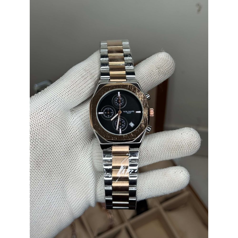 Patek  Philippe Dual Black Chronograph Premium Watch